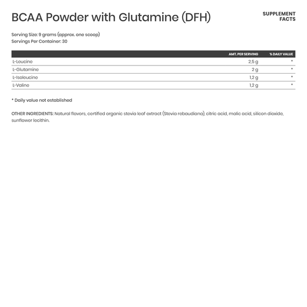 BCAA Powder with L-glutamine - Karim Chubin