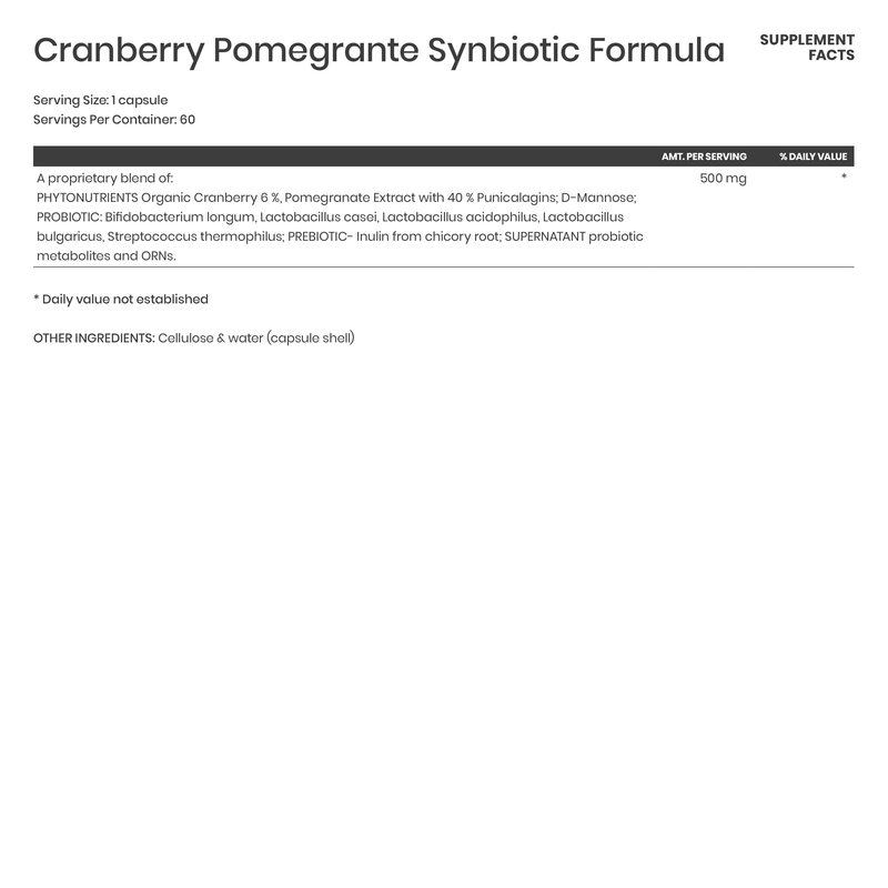 Cranberry Pomegranate Synbiotic - Karim Chubin