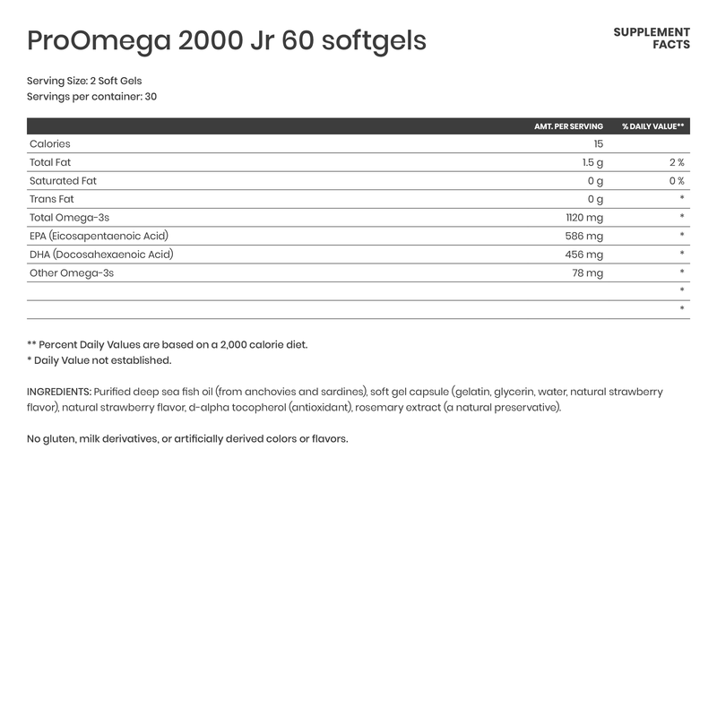 ProOmega 2000 Jr 60 softgels