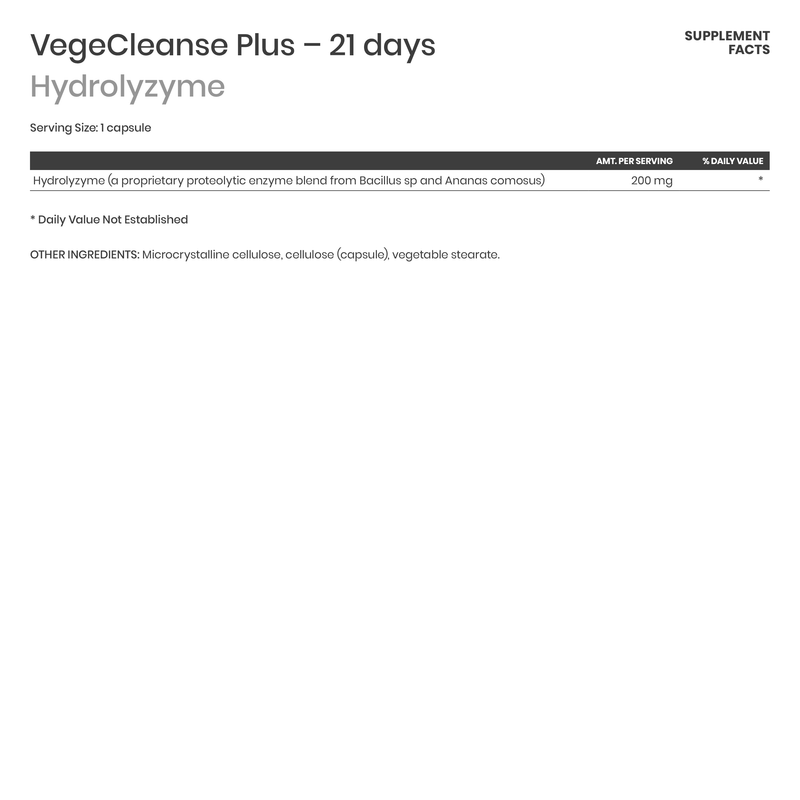 VegeCleanse Plus 21-day Detox program