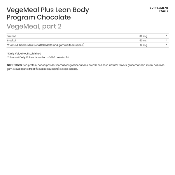 VegeMeal Plus Lean Body Program