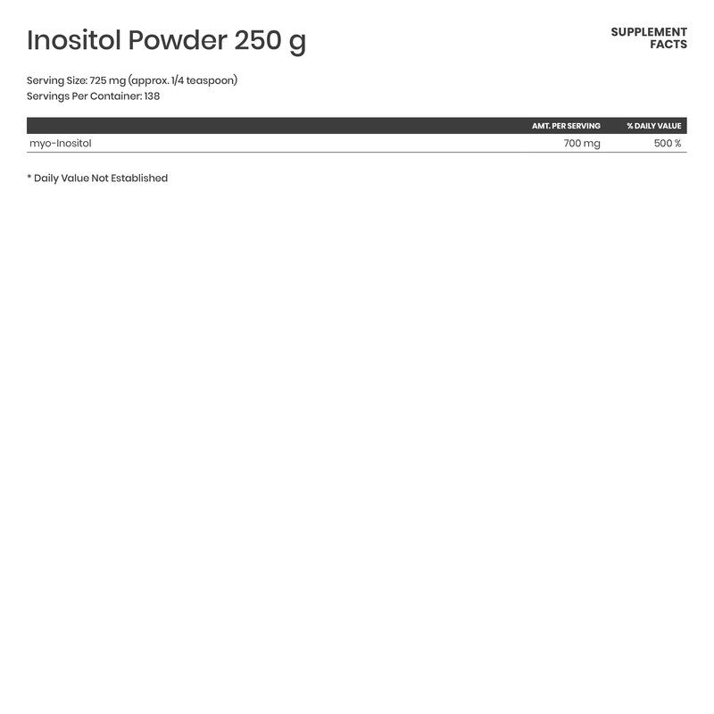 Inositol powder