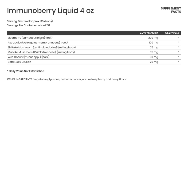 ImmunoBerry Liquid 4 oz - Karim Chubin