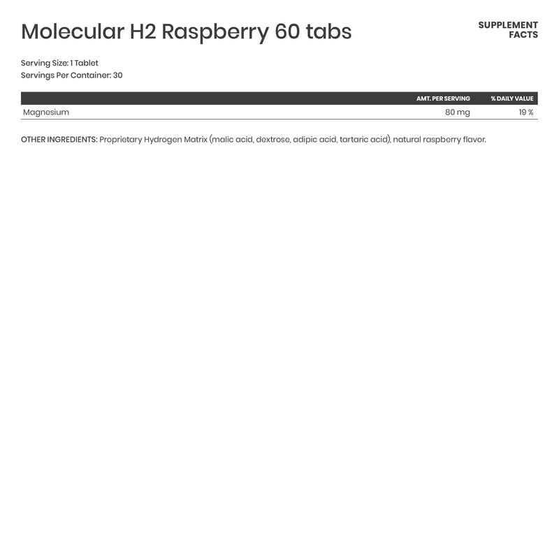 Molecular H2 Raspberry