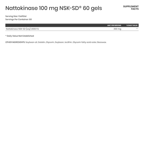 Nattokinase 100 mg NSK-SD®