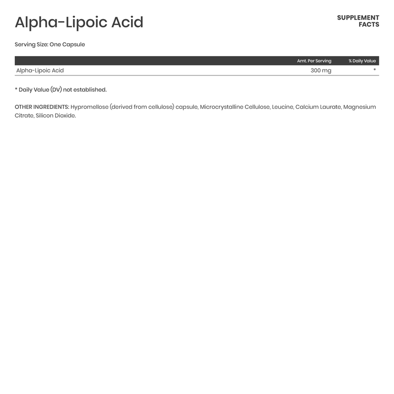 Alpha-Lipoic Acid - Karim Chubin