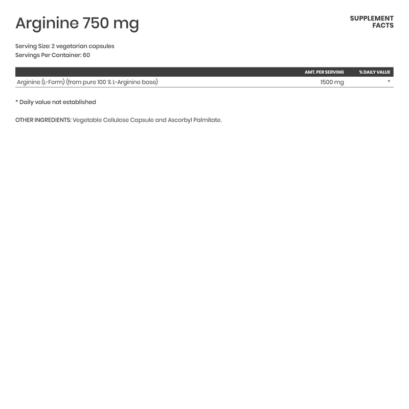 Arginine 750 mg - Karim Chubin