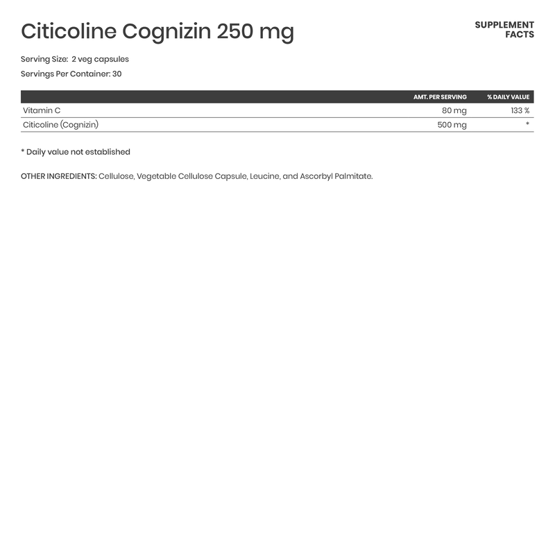 Citicoline Cognizin 250 mg - Karim Chubin