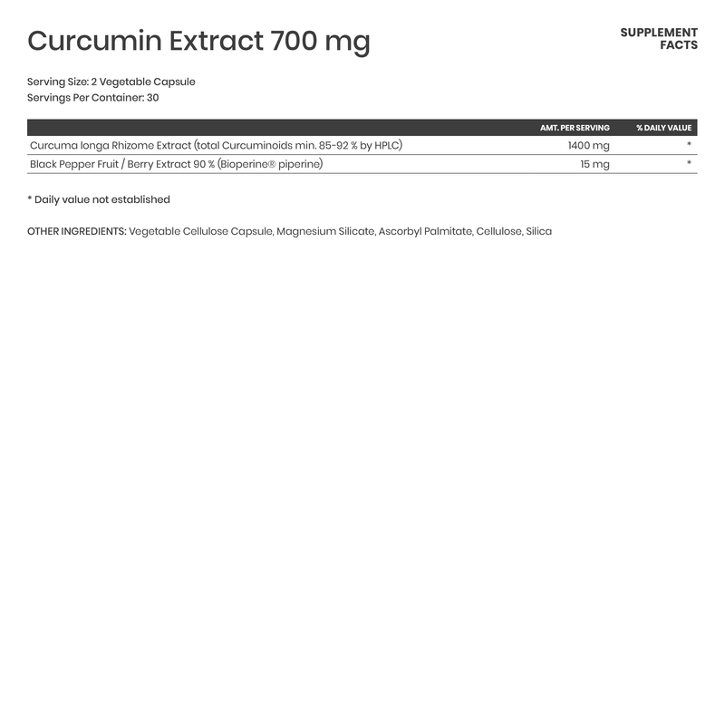 Curcumin Extract 700 mg - Karim Chubin